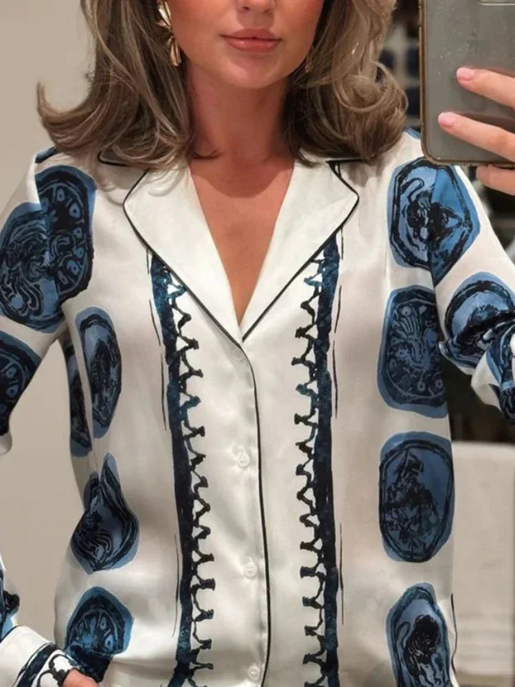 ROMINA™ CONJUNTO DOS PIEZAS CAMISA + PANTALON